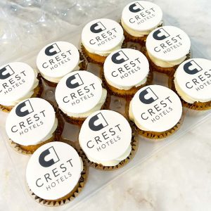 Personalised Branded logo Cupcakes