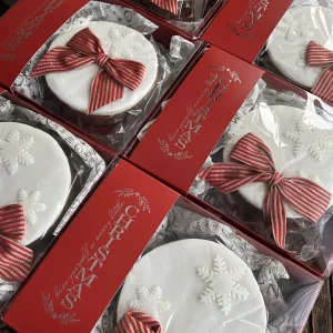 Traditional iced Christmas Cake