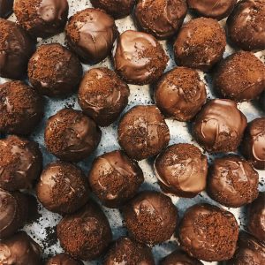 salted caramel truffles