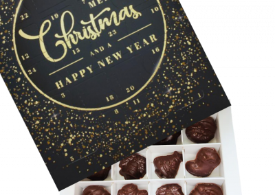 Solid Chocolate shape advent Calendar