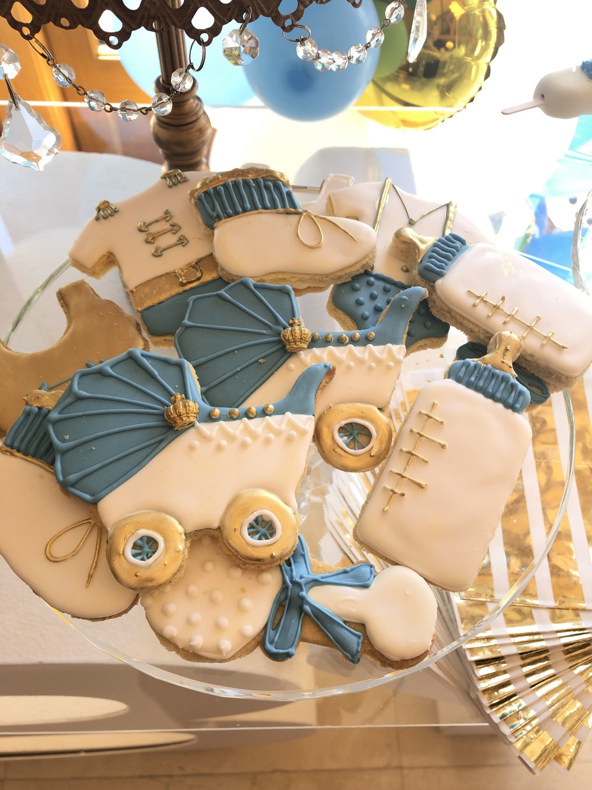Hand Iced Baby Shower Biscuits
