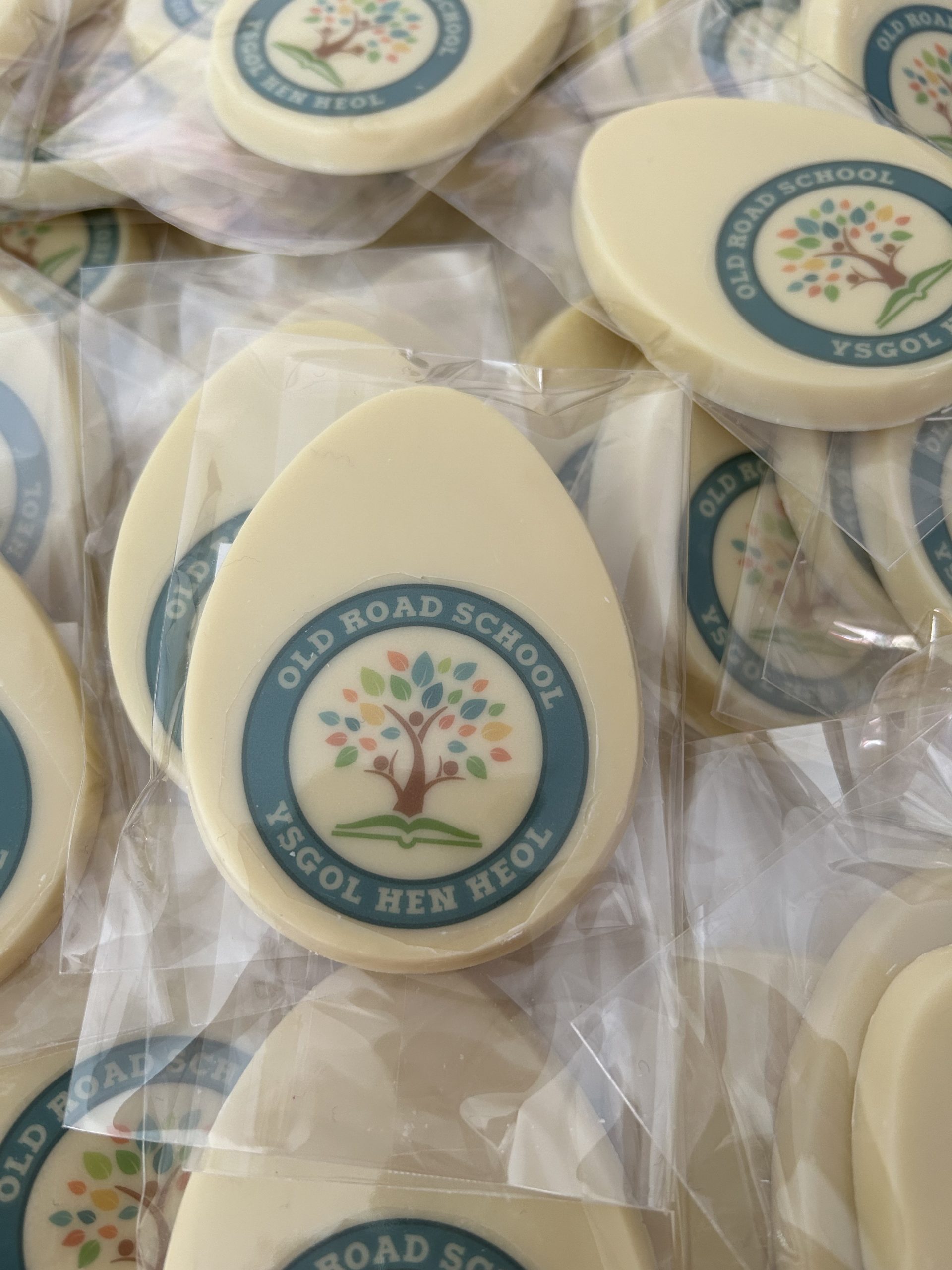 Branded Flat Easter Eggs