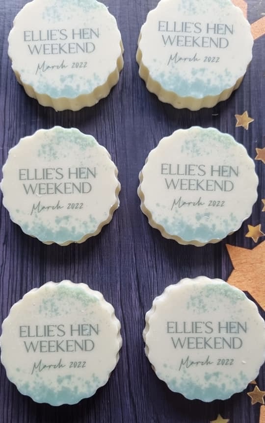 Personalised Individual Wedding Chocolate Discs - Image 6