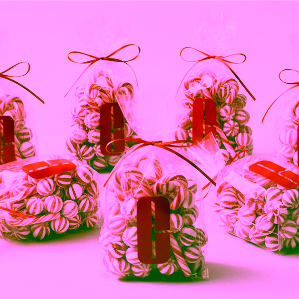 Branded sweet bags for Clinique