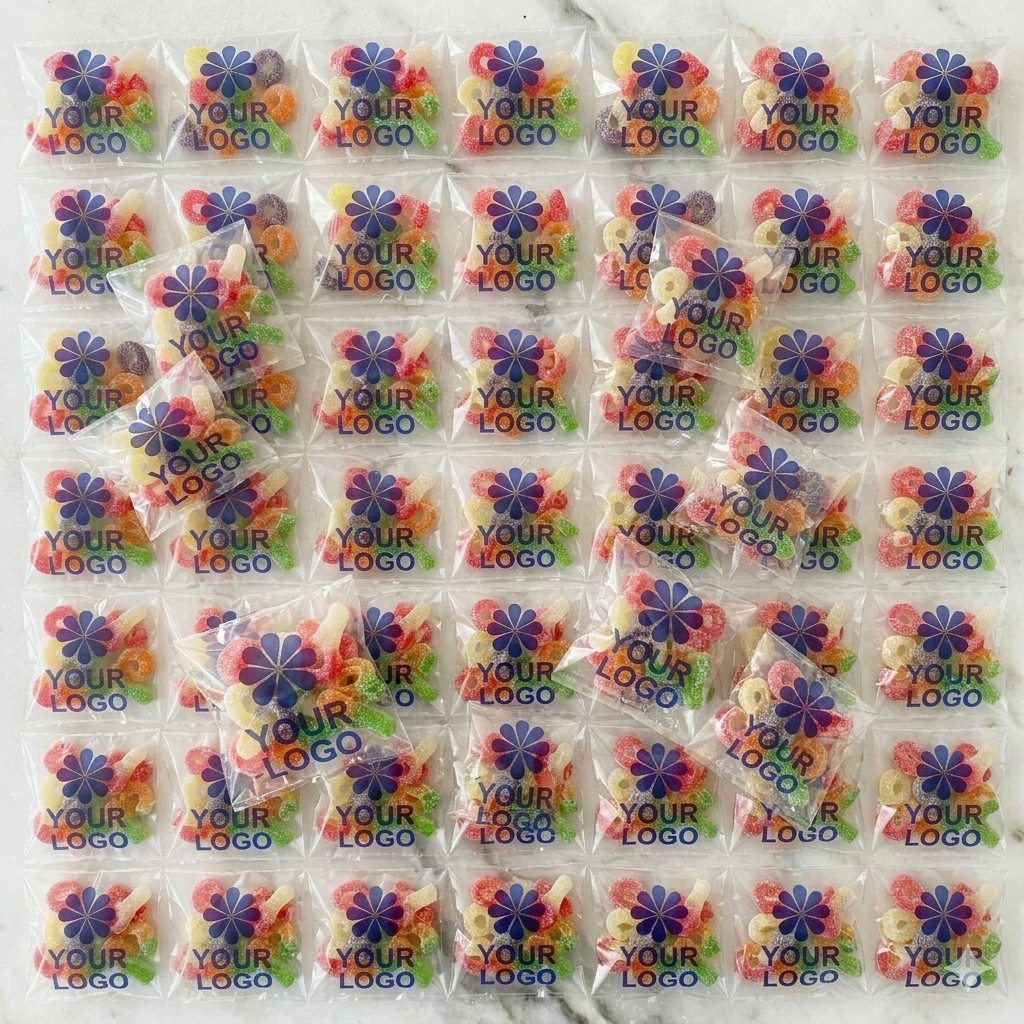 Promotional branded sweets bespoke bags