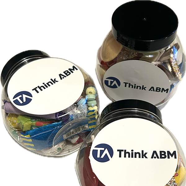 personalised Jars of sweets